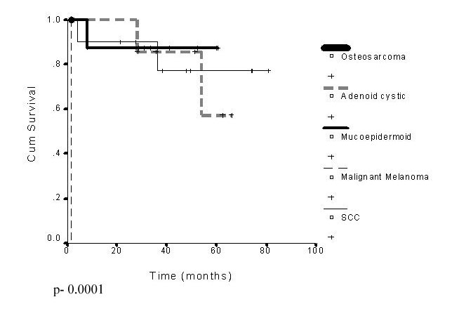 Figure 1: Disease free survival